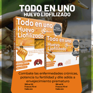 TODO EN UNO HUEVO LIOFILIZADO -MACEL