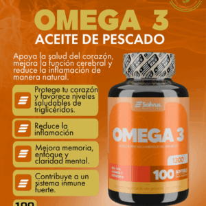 OMEGA 3 ACEITE DE PECADO 100CAP -SALVUS