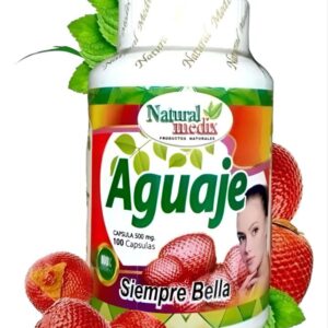 aguaje 500mg natural medix – 100 cápsulas (siempre bella)