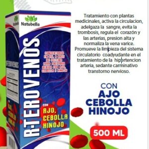 Frasco de R-Terovenos Natubella para la circulación.